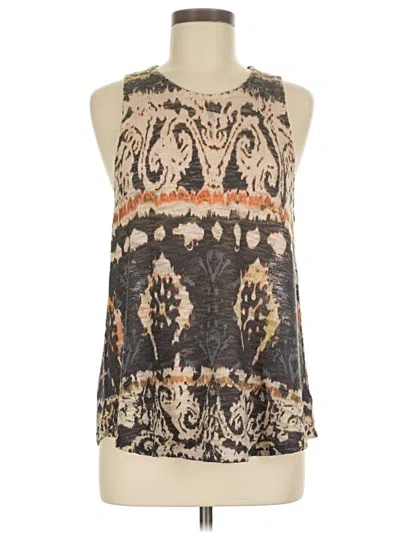 Pre-owned Assorted Brands Sleeveless Blouse In Gray
