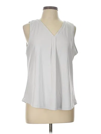 Pre-owned Assorted Brands Sleeveless Blouse In Gray