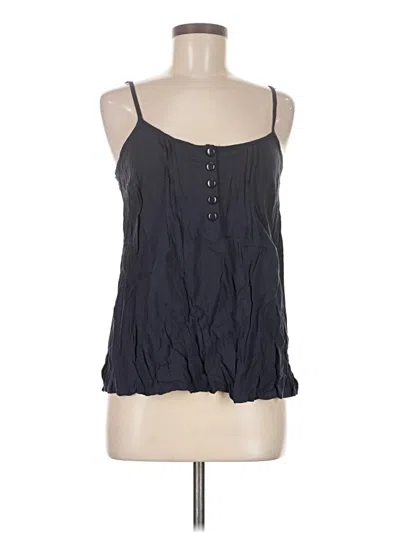 Pre-owned Assorted Brands Sleeveless Blouse In Gray