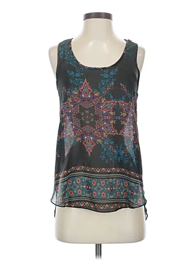 Pre-owned Assorted Brands Sleeveless Blouse In Gray