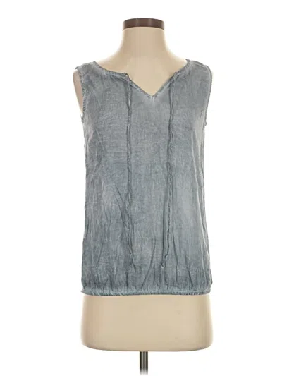 Pre-owned Assorted Brands Sleeveless Blouse In Gray
