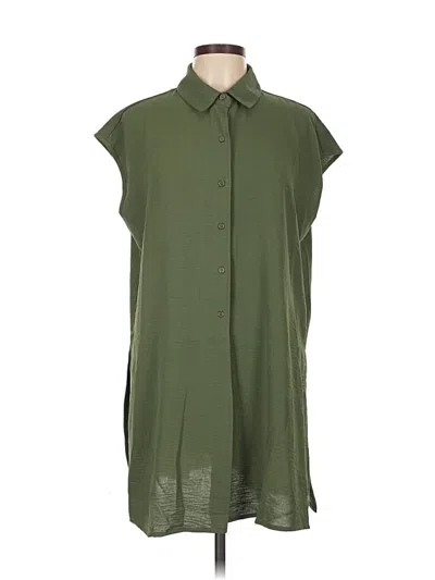 Pre-owned Assorted Brands Sleeveless Blouse In Green