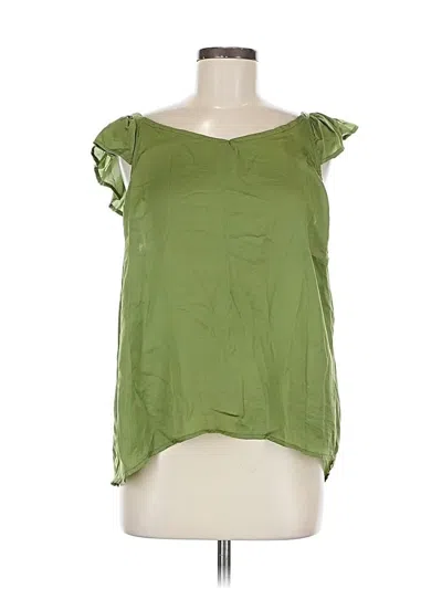 Pre-owned Assorted Brands Sleeveless Blouse In Green