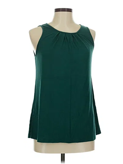 Pre-owned Assorted Brands Sleeveless Blouse In Green