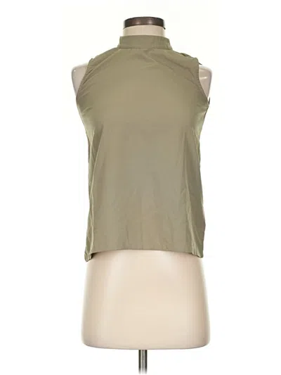 Pre-owned Assorted Brands Sleeveless Blouse In Green