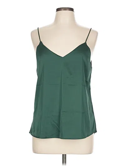 Pre-owned Assorted Brands Sleeveless Blouse In Green