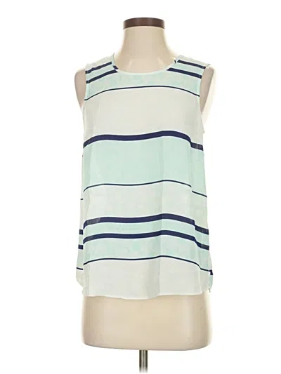 Pre-owned Assorted Brands Sleeveless Blouse In Green