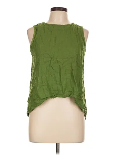 Pre-owned Assorted Brands Sleeveless Blouse In Green