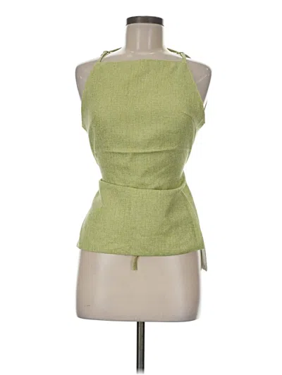 Pre-owned Assorted Brands Sleeveless Blouse In Green