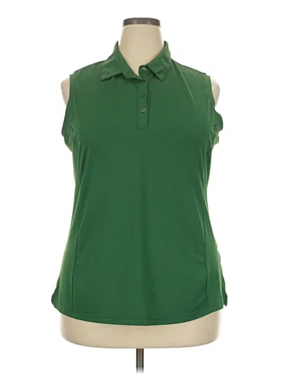 Pre-owned Assorted Brands Sleeveless Blouse In Green