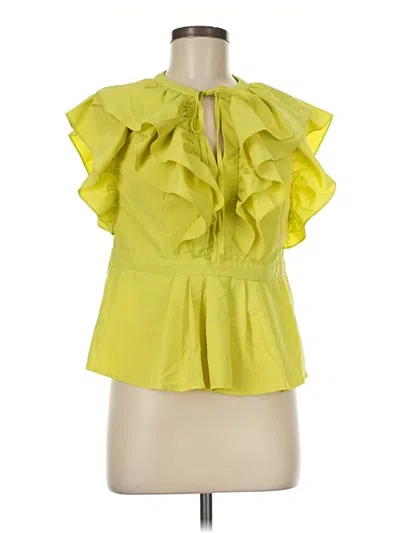 Pre-owned Assorted Brands Sleeveless Blouse In Green