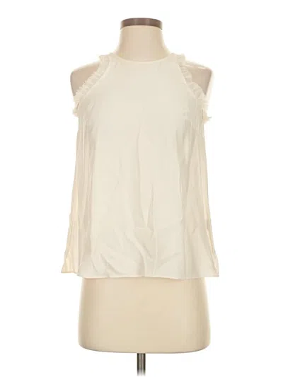 Pre-owned Assorted Brands Sleeveless Blouse In Ivory