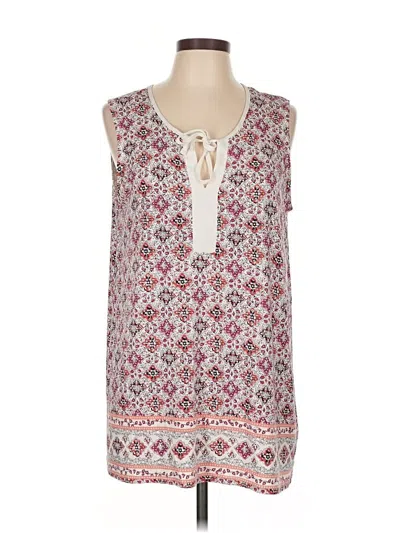 Pre-owned Assorted Brands Sleeveless Blouse In Ivory