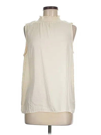 Pre-owned Assorted Brands Sleeveless Blouse In Ivory