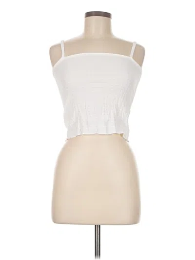 Pre-owned Assorted Brands Sleeveless Blouse In Ivory