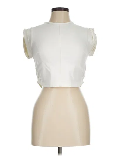 Pre-owned Assorted Brands Sleeveless Blouse In Ivory