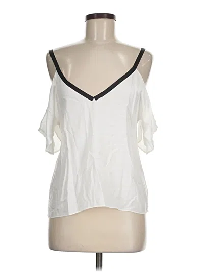 Pre-owned Assorted Brands Sleeveless Blouse In Ivory