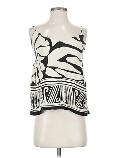 Pre-owned Assorted Brands Sleeveless Blouse In Ivory