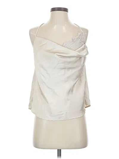 Pre-owned Assorted Brands Sleeveless Blouse In Ivory