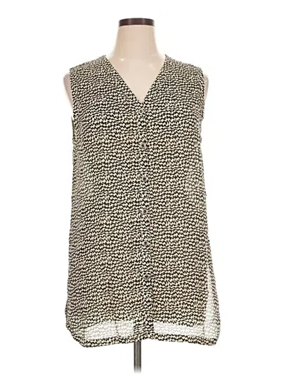 Pre-owned Assorted Brands Sleeveless Blouse In Ivory