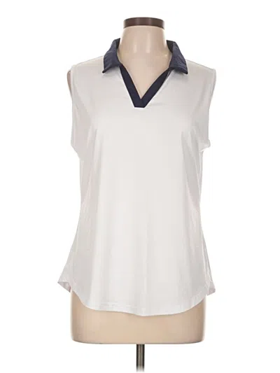 Pre-owned Assorted Brands Sleeveless Blouse In Ivory