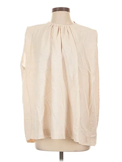 Pre-owned Assorted Brands Sleeveless Blouse In Ivory