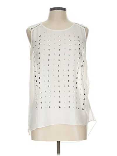 Pre-owned Assorted Brands Sleeveless Blouse In Ivory