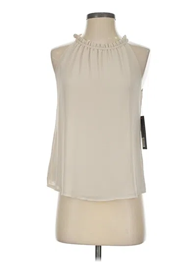 Pre-owned Assorted Brands Sleeveless Blouse In Ivory