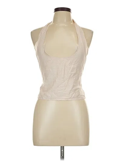 Pre-owned Assorted Brands Sleeveless Blouse In Ivory