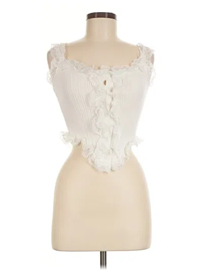 Assorted Brands Sleeveless Blouse In Ivory