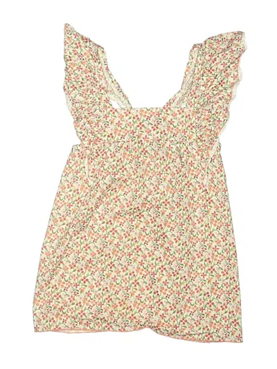 Pre-owned Assorted Brands Kids' Sleeveless Blouse In Ivory