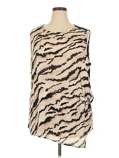 Assorted Brands Sleeveless Blouse In Neutral