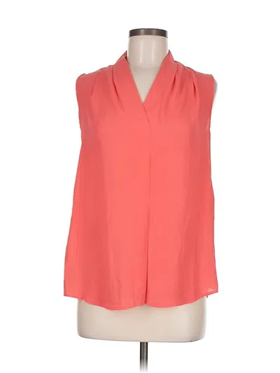 Pre-owned Assorted Brands Sleeveless Blouse In Orange