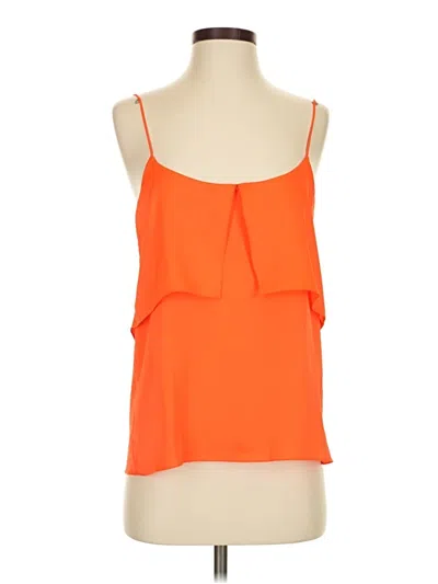Pre-owned Assorted Brands Sleeveless Blouse In Orange