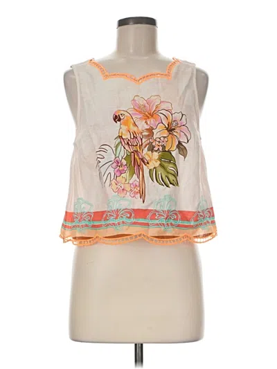 Assorted Brands Sleeveless Blouse In Orange