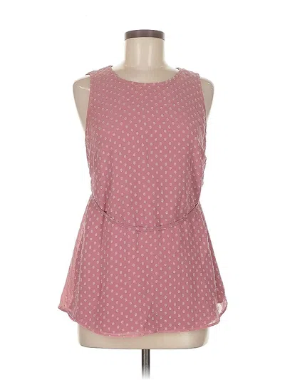 Pre-owned Assorted Brands Sleeveless Blouse In Pink