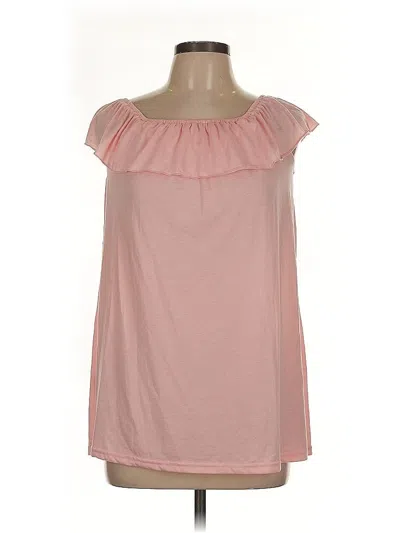 Pre-owned Assorted Brands Sleeveless Blouse In Pink