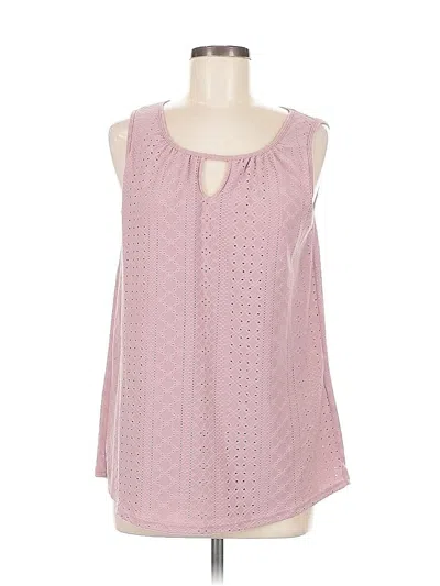 Pre-owned Assorted Brands Sleeveless Blouse In Pink