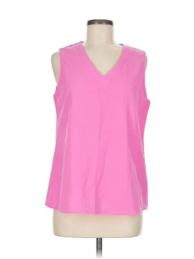 Pre-owned Assorted Brands Sleeveless Blouse In Pink