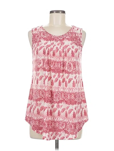Pre-owned Assorted Brands Sleeveless Blouse In Pink