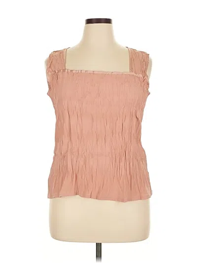 Pre-owned Assorted Brands Sleeveless Blouse In Pink