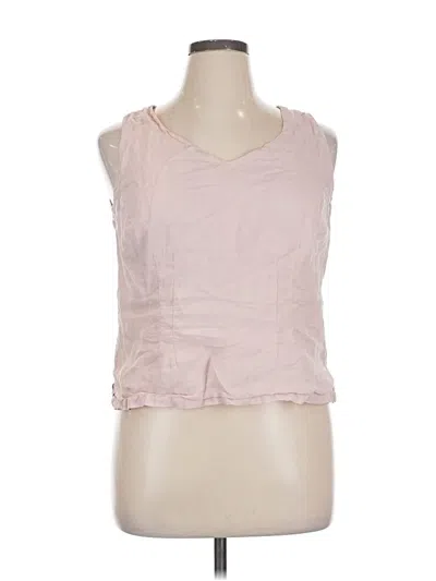 Pre-owned Assorted Brands Sleeveless Blouse In Pink
