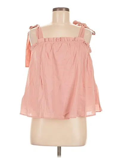 Pre-owned Assorted Brands Sleeveless Blouse In Pink