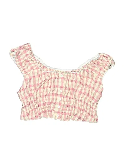 Pre-owned Assorted Brands Kids' Sleeveless Blouse In Pink