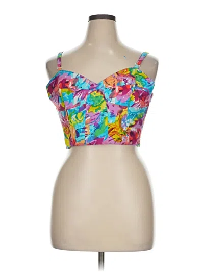 Pre-owned Assorted Brands Sleeveless Blouse In Pink