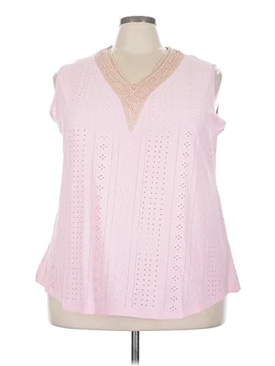 Assorted Brands Sleeveless Blouse In Pink