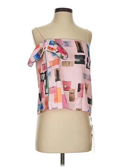 Pre-owned Assorted Brands Sleeveless Blouse In Pink