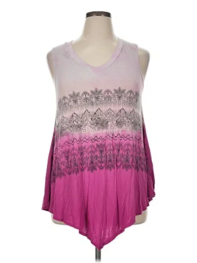 Pre-owned Assorted Brands Sleeveless Blouse In Pink