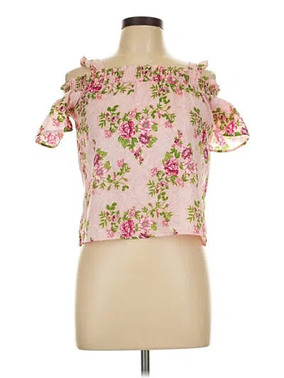 Pre-owned Assorted Brands Sleeveless Blouse In Pink