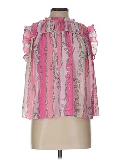 Pre-owned Assorted Brands Sleeveless Blouse In Pink
